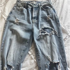 Pacsun high rise straight jeans
